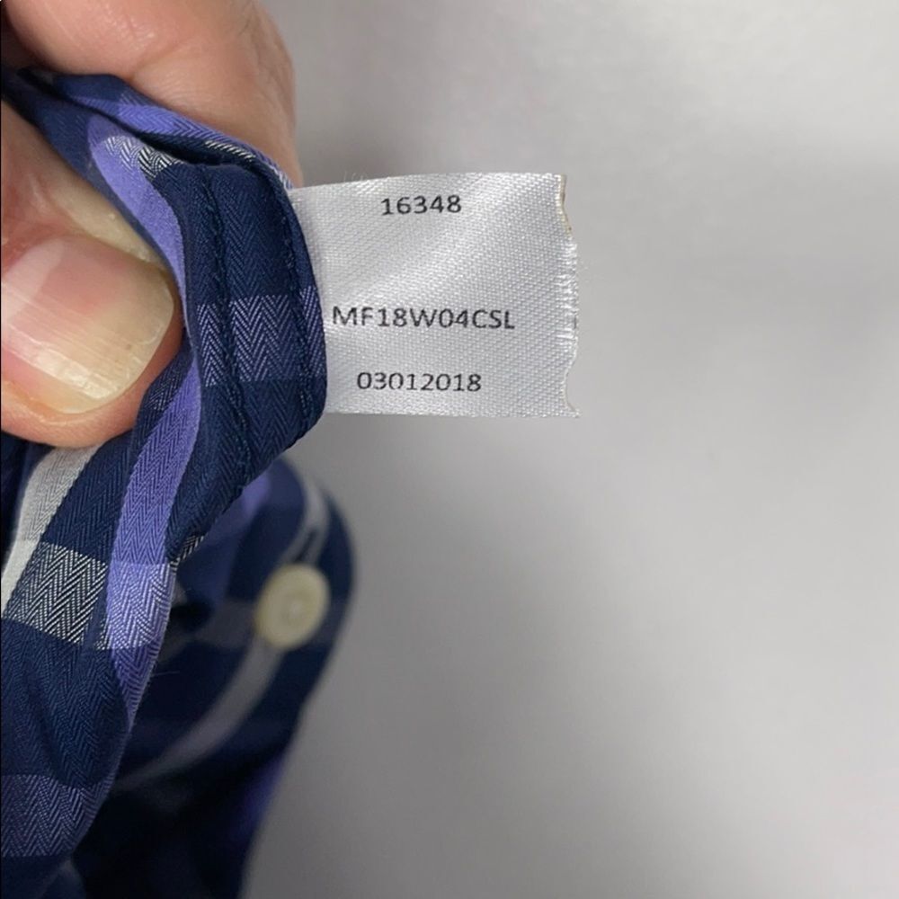 Peter Millar plaid button down, NWT, Small - Picture 7 of 9